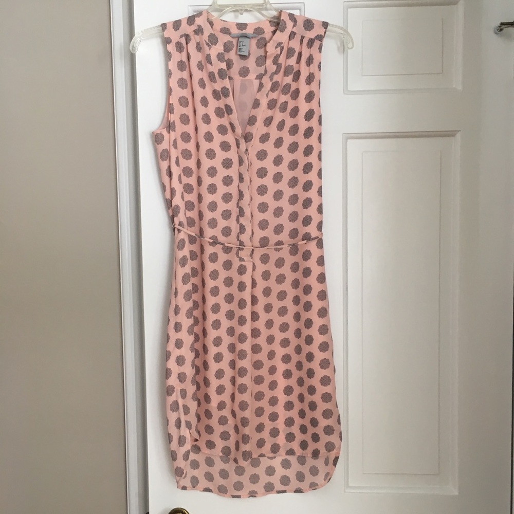H&M blush pink sleeveless dress
